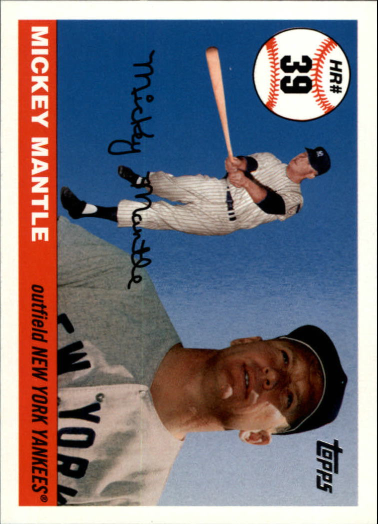 2006 Topps Mantle Home Run History #39 Mickey Mantle