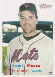 2006 Topps Heritage #2 Mike Piazza SP