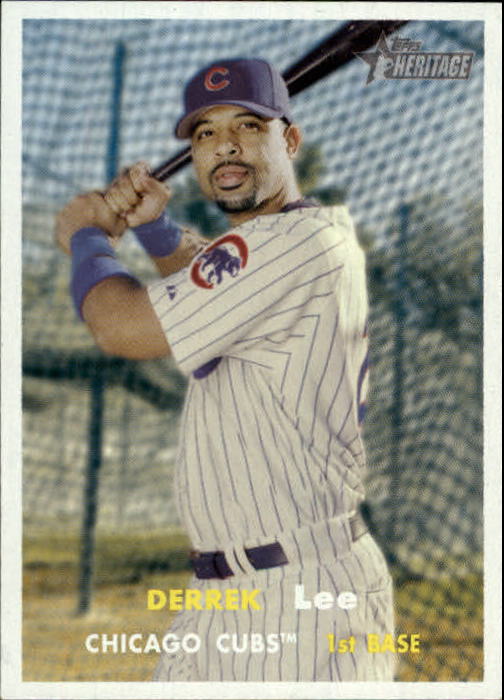 2006 Topps Heritage #55 Derrek Lee SP