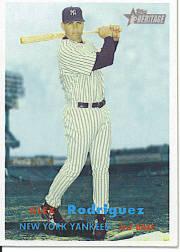 2006 Topps Heritage #95B A.Rodriguez w/Bat SP
