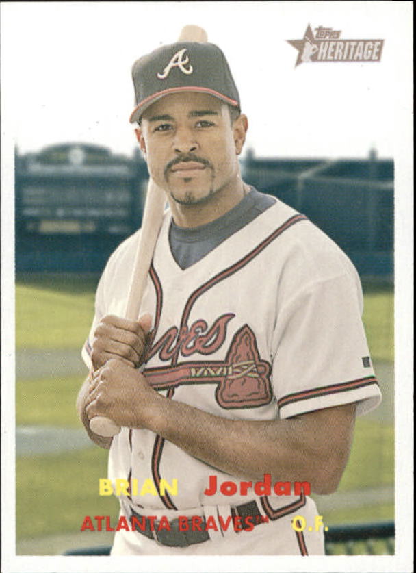 2006 Topps Heritage #99 Brian Jordan SP
