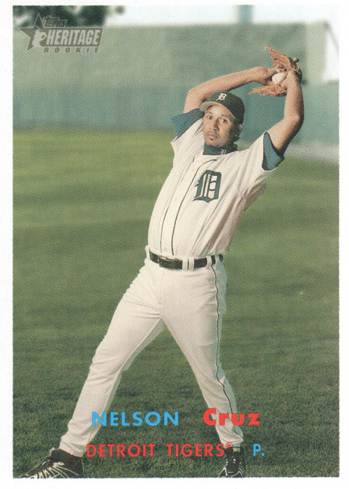 2006 Topps Heritage #301 Nelson Cruz SP
