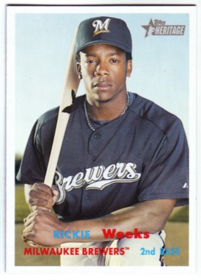 2006 Topps Heritage #307 Rickie Weeks SP