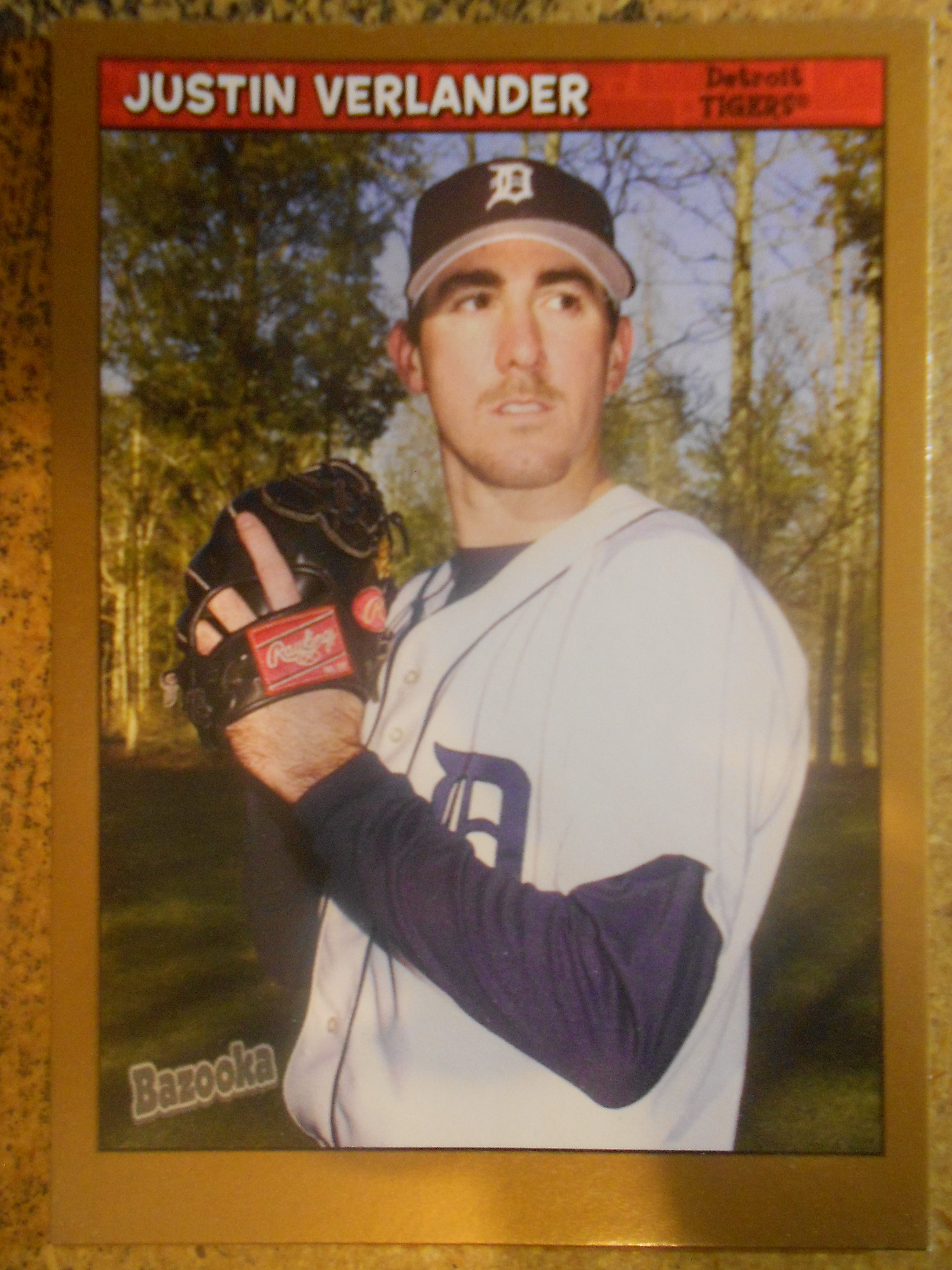 2006 Bazooka Gold Chunks #21 Justin Verlander