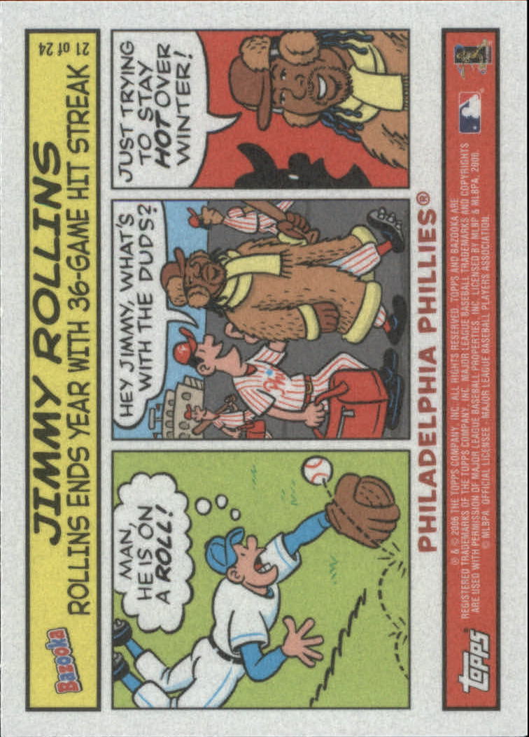 2006 Bazooka Comics #21 Jimmy Rollins