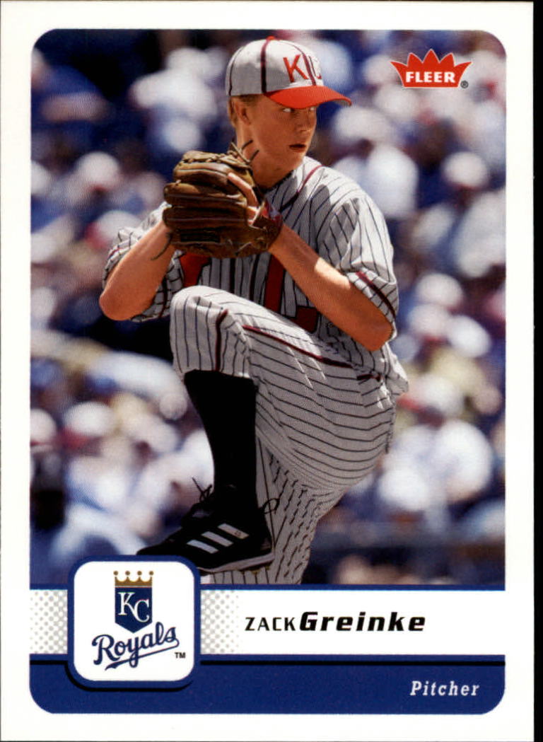 2006 Fleer #343 Zack Greinke