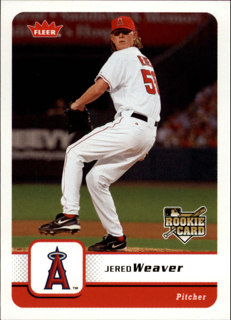 2006 Fleer #408 Jered Weaver (RC)