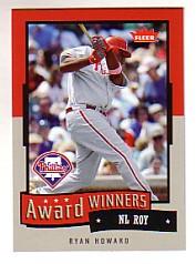 2006 Fleer Award Winners #AW5 Ryan Howard