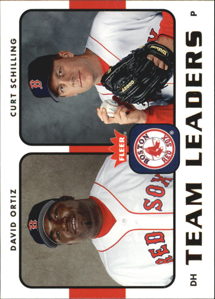 2006 Fleer Team Leaders #TL4 D.Ortiz/C.Schilling