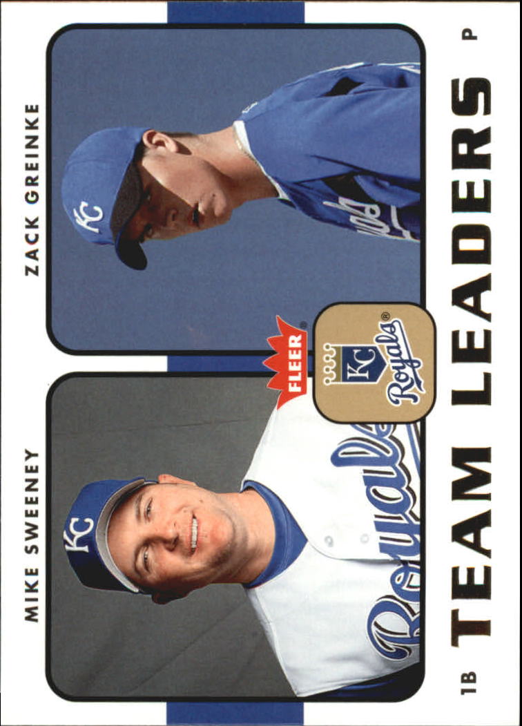 2006 Fleer Team Leaders #TL13 M.Sweeney/Z.Greinke