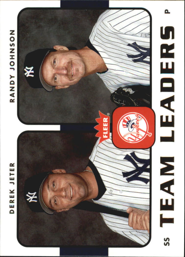 2006 Fleer Team Leaders #TL18 D.Jeter/R.Johnson