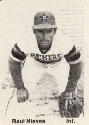 1976 Dubuque Packers TCMA #24 Raul Nieves