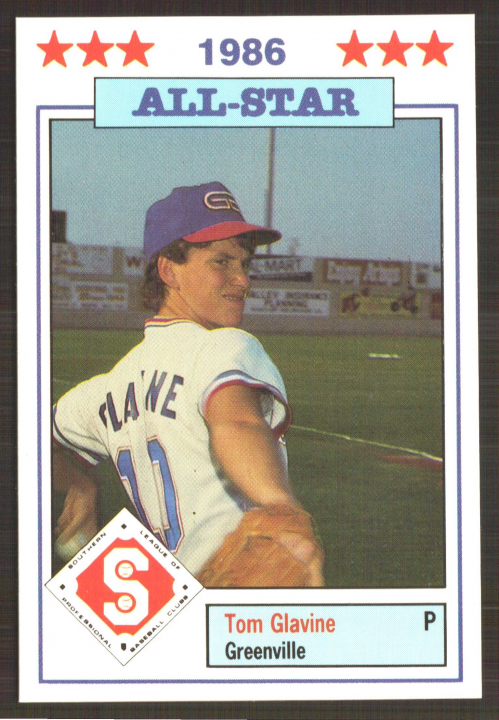1986 Southern League All-Stars Jennings #23 Tom Glavine