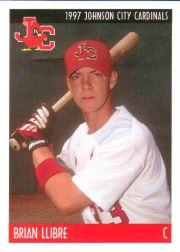 1997 Johnson City Cardinals Team Issue #22 Brian Llibre
