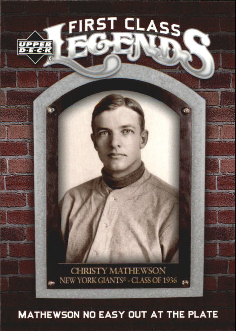 2006 Upper Deck First Class Legends #FCL66 Christy Mathewson