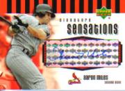 2006 Upper Deck Signature Sensations #AM Aaron Miles