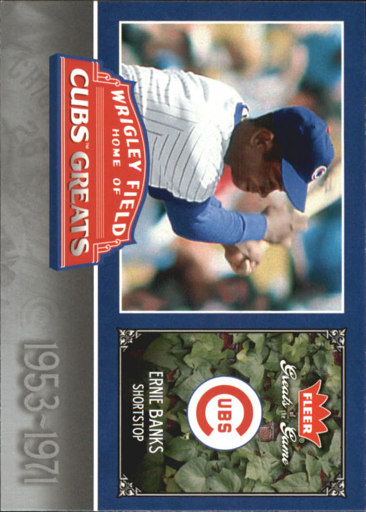 2006 Greats of the Game Cubs Greats #EB Ernie Banks