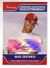 2006 Bowman Signs of the Future #MC Mike Costanzo D