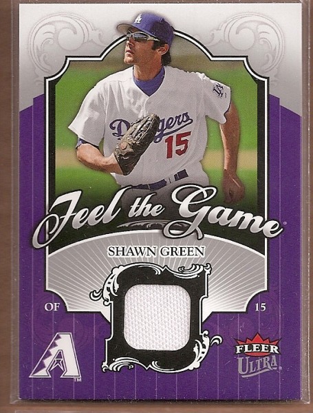 2006 Ultra Feel the Game #SG Shawn Green Jsy