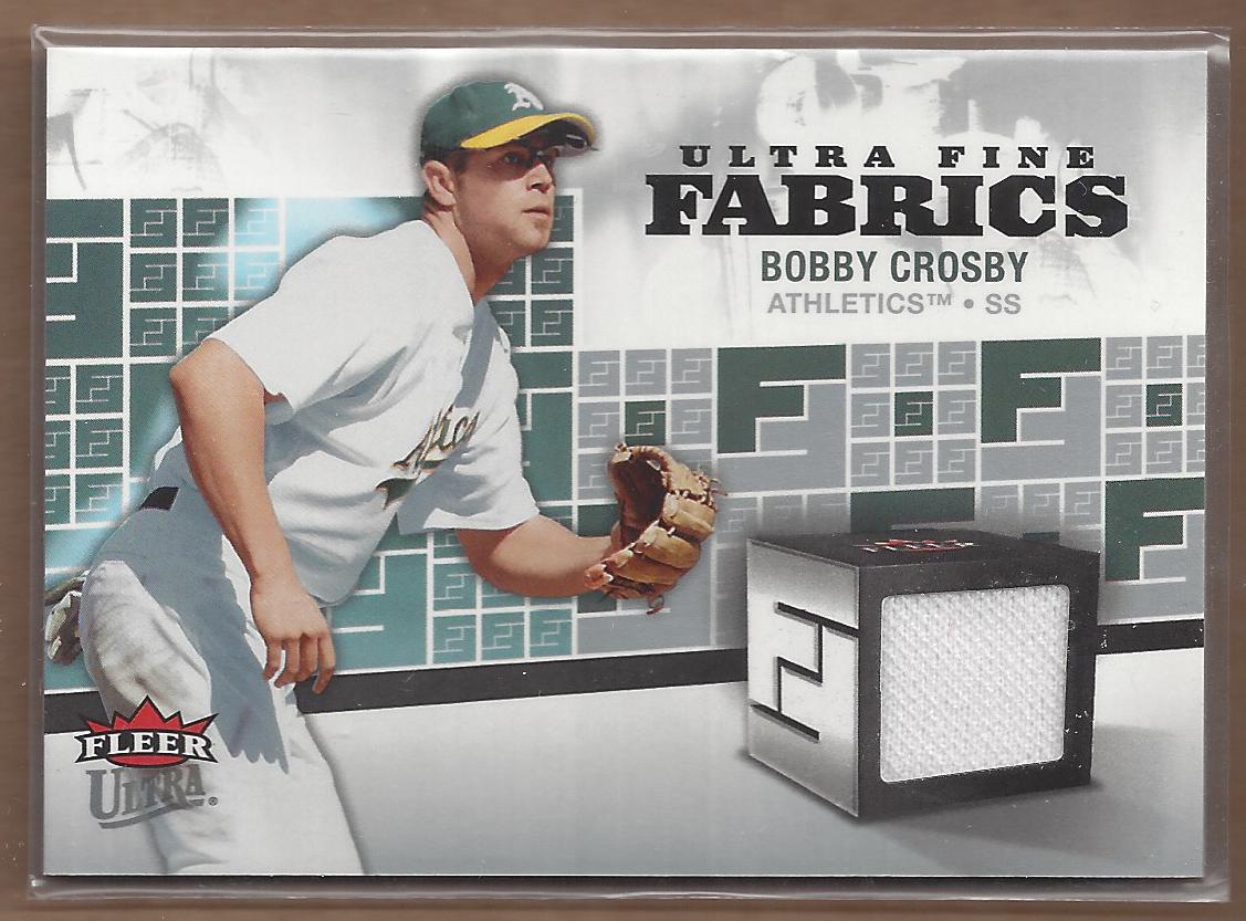 2006 Ultra Fine Fabrics #BC Bobby Crosby Jsy