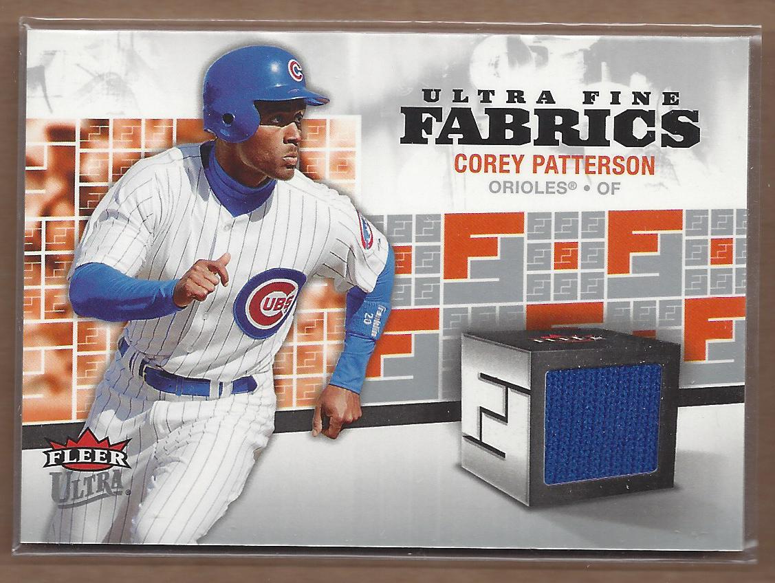 2006 Ultra Fine Fabrics #CP Corey Patterson Jsy