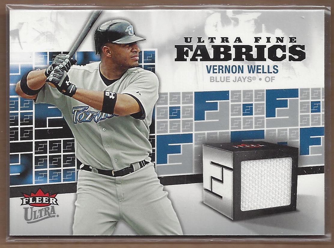 2006 Ultra Fine Fabrics #VW Vernon Wells Jsy