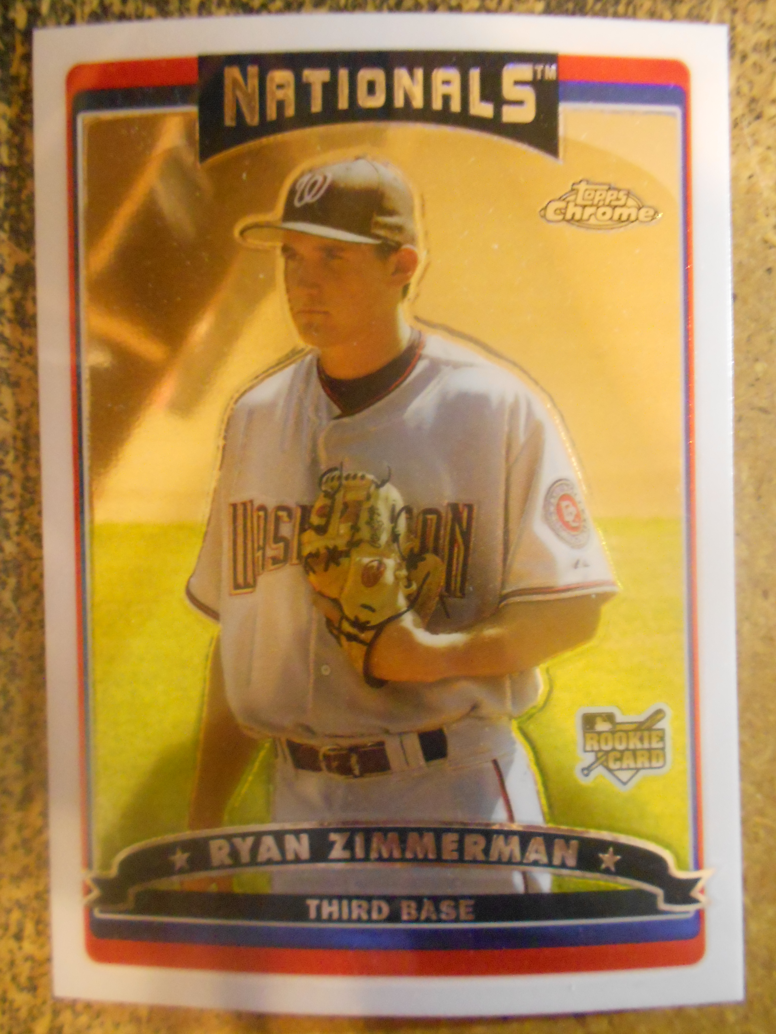 2006 Topps Chrome #284 Ryan Zimmerman (RC)