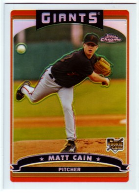 2006 Topps Chrome Refractors #304 Matt Cain