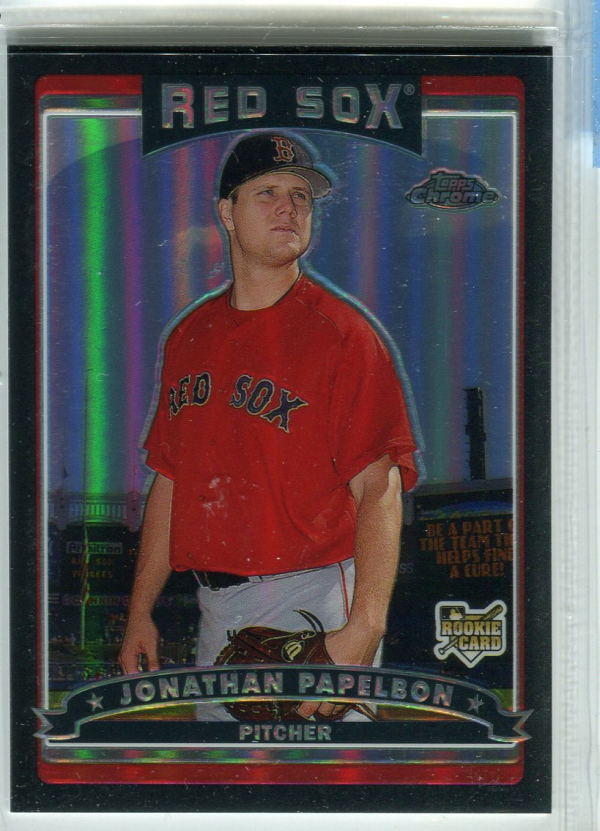2006 Topps Chrome Black Refractors #314 Jonathan Papelbon