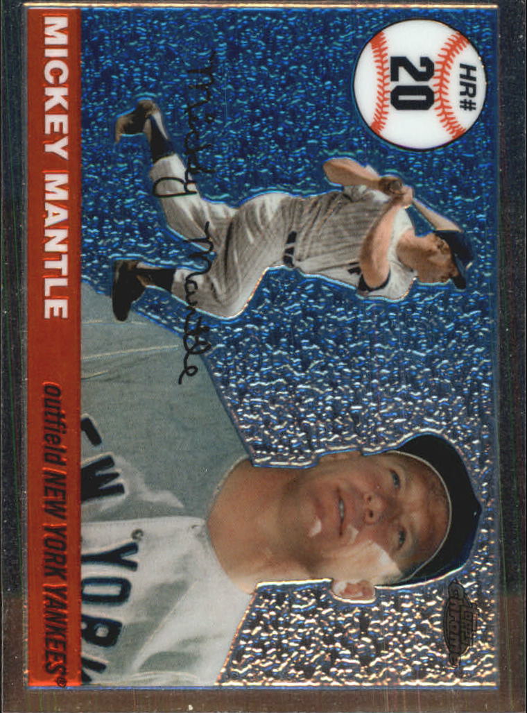 2006 Topps Chrome Mantle Home Run History #MHRC20 Mickey Mantle