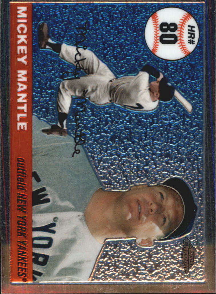 2006 Topps Chrome Mantle Home Run History #MHRC80 Mickey Mantle