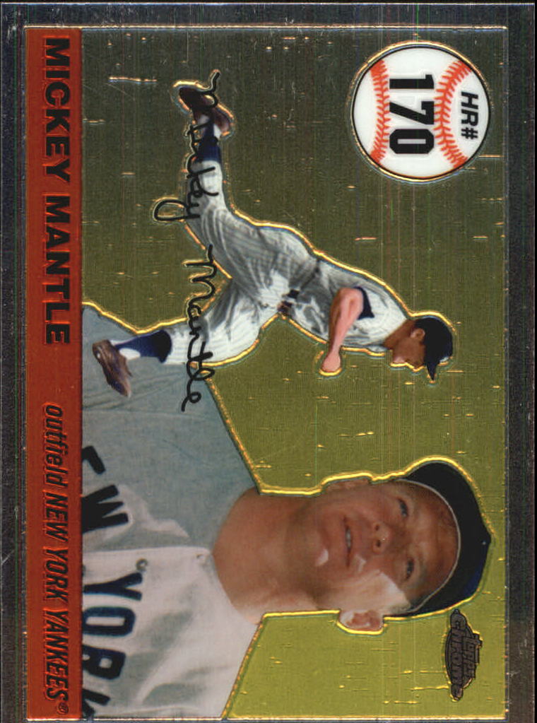 2006 Topps Chrome Mantle Home Run History #MHRC170 Mickey Mantle