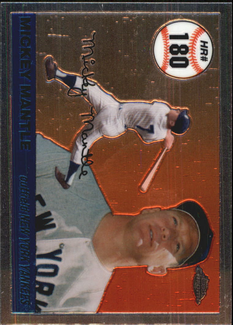 2006 Topps Chrome Mantle Home Run History #MHRC180 Mickey Mantle