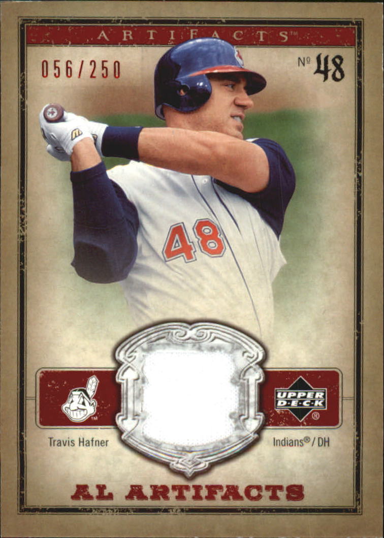 2006 Artifacts AL/NL Artifacts Red #THA Travis Hafner Jsy/250