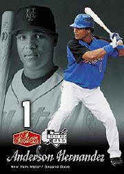 2006 Flair Showcase #190 Anderson Hernandez SL (RC)