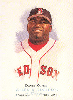 2006 Topps Allen and Ginter #54 David Ortiz SP