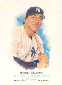 2006 Topps Allen and Ginter #55 Hideki Matsui SP
