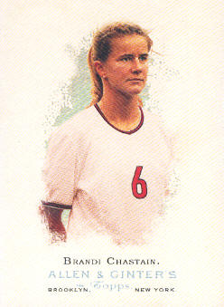 2006 Topps Allen and Ginter #304 Brandi Chastain