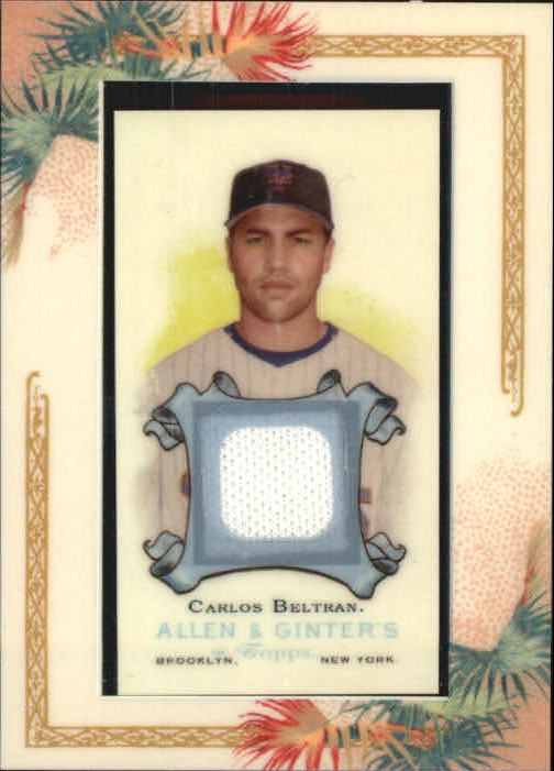 2006 Topps Allen and Ginter Relics #CB Carlos Beltran Jsy H