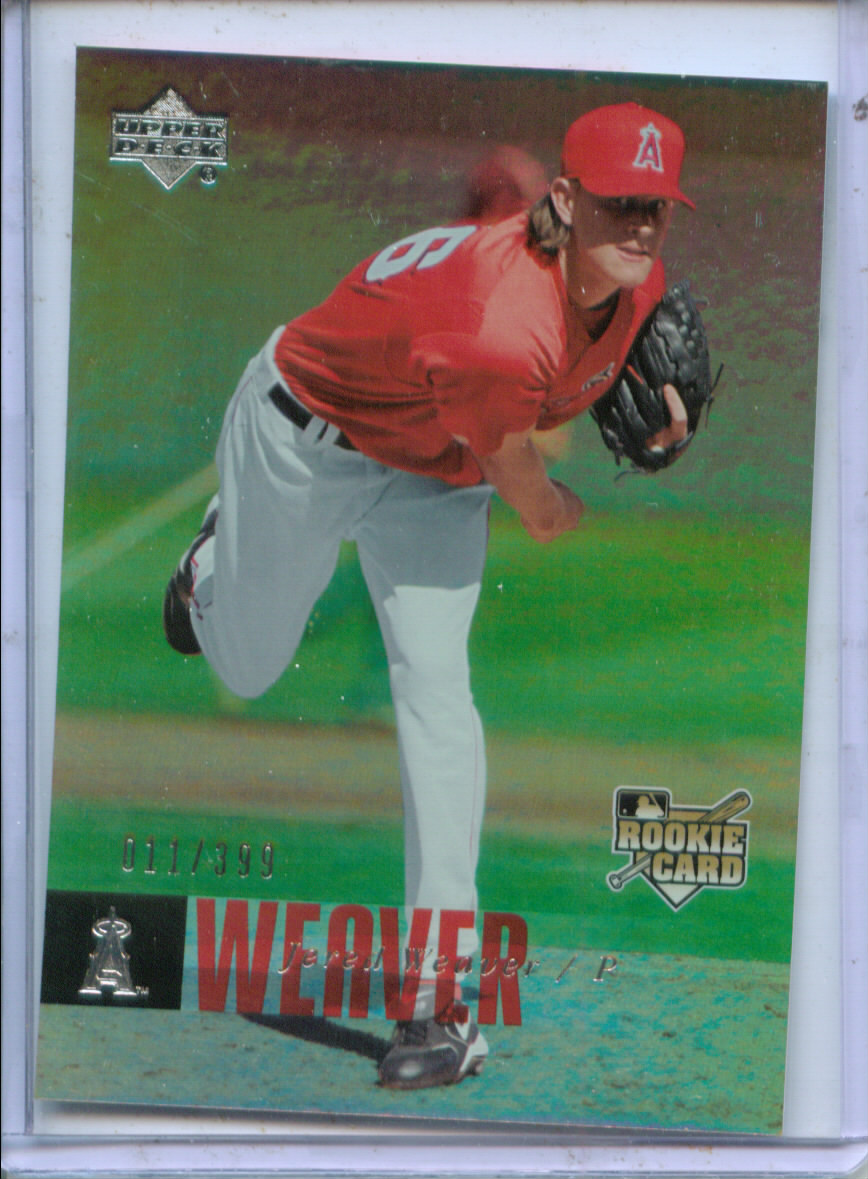 2006 Upper Deck Rookie Foil Silver #1000 Jered Weaver
