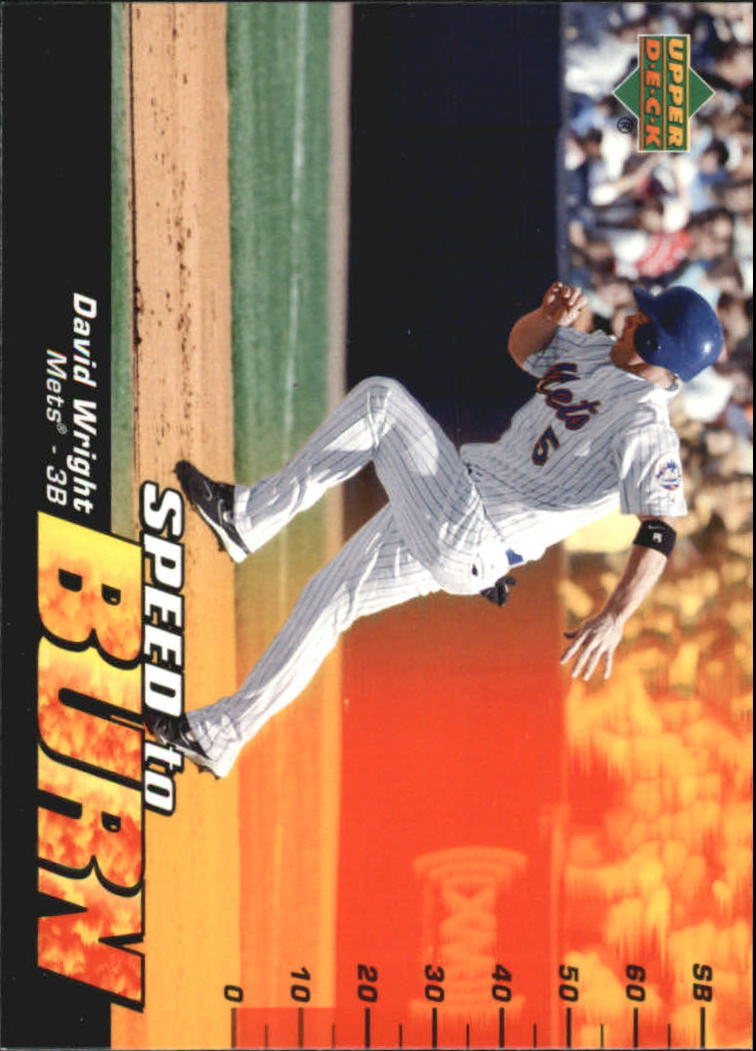 2006 Upper Deck Speed To Burn #SB12 David Wright