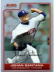 2006 Bowman Chrome Refractors #63 Johan Santana