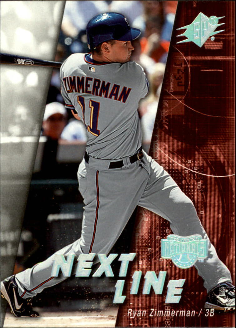 2006 SPx Next In Line #RZ Ryan Zimmerman