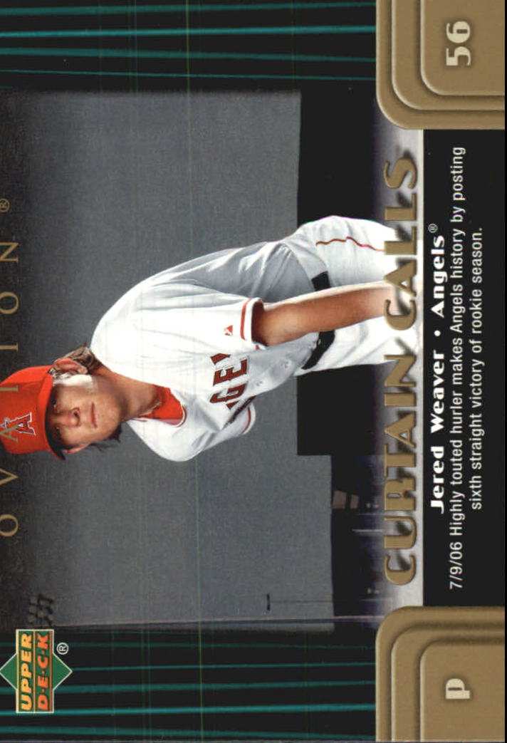 2006 Upper Deck Ovation Curtain Calls #JE Jered Weaver