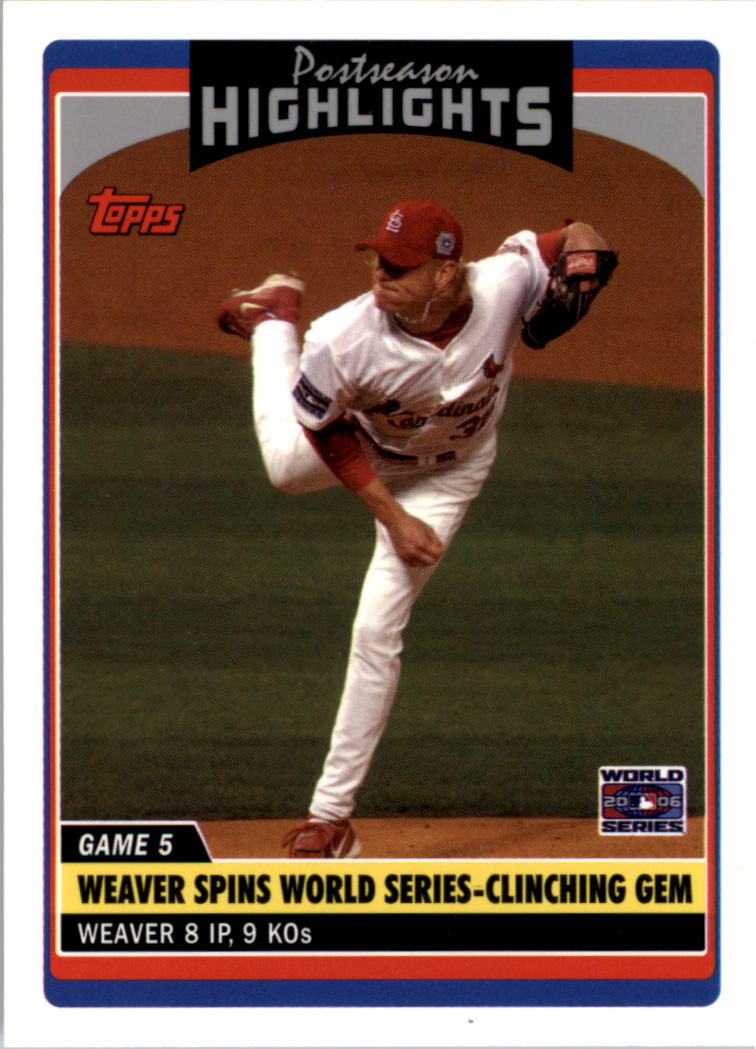 2006 Topps Update #201 Jered Weaver PH