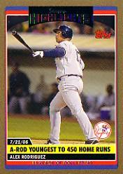 2006 Topps Update Gold #171 Alex Rodriguez SH