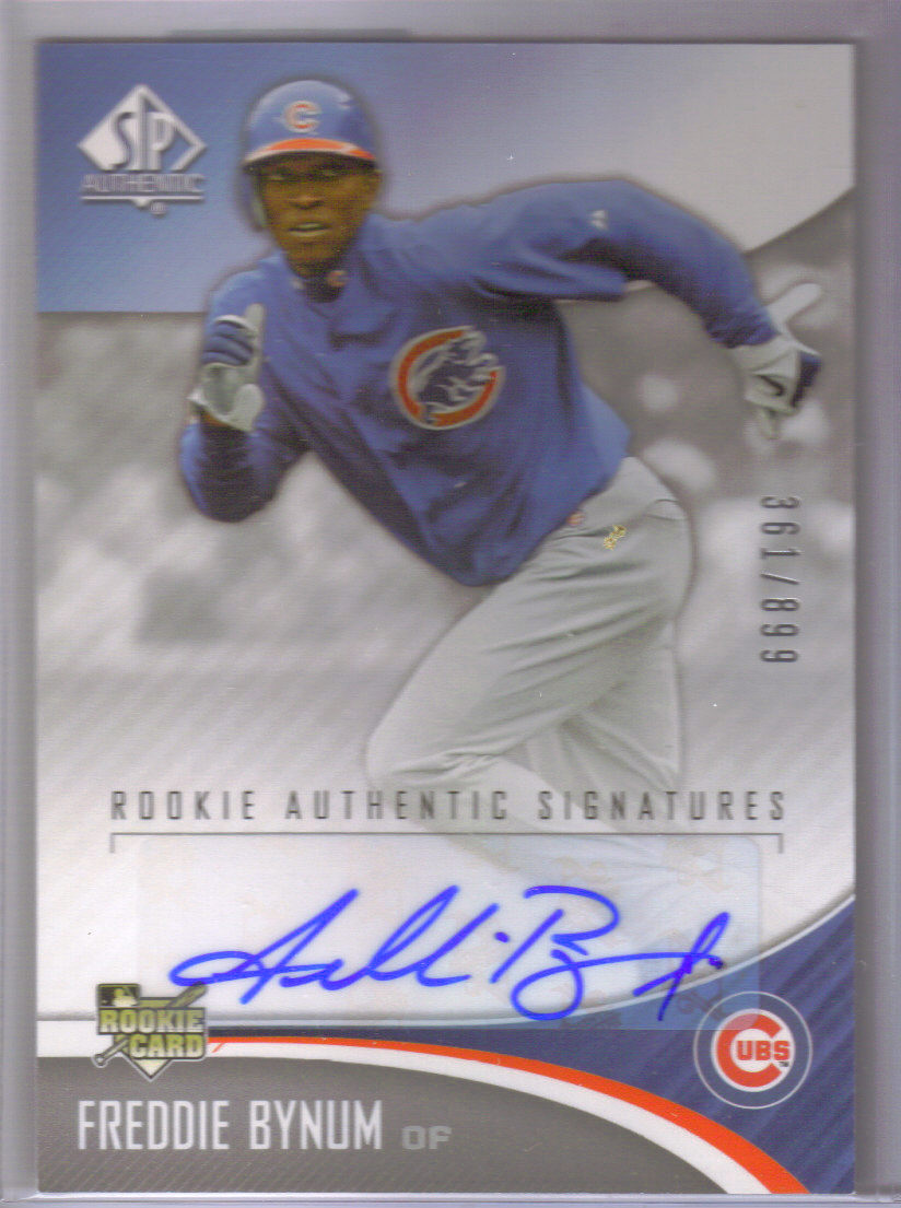 2006 SP Authentic #218 Freddie Bynum AU/899 (RC)