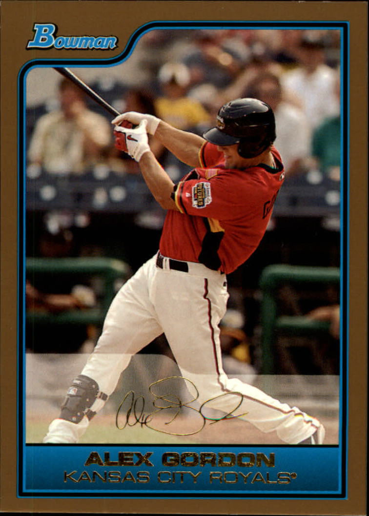 2006 Bowman Draft Future's Game Prospects Gold #33 Alex Gordon