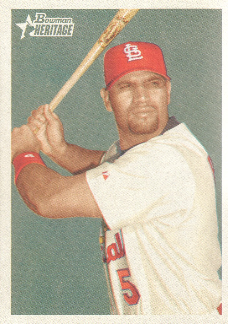 2006 Bowman Heritage #200 Albert Pujols