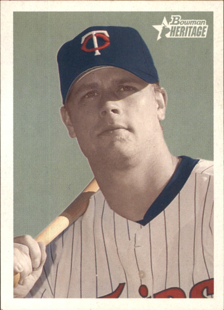 2006 Bowman Heritage Chrome #23 Justin Morneau